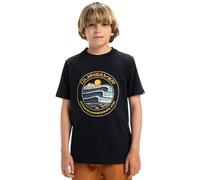 Quiksilver Garçon Evo Three Seas YTH T-Shirt, Noir, 10 Ans EU