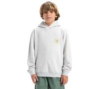 Quiksilver Garçon Graphic Hoodie Youth Pull-Over, White Marble Heather, 10 Ans EU