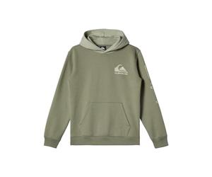 Quiksilver Garçon Omni Logo Hoodie Youth Pullover Sweater, Sea Spray, 8 Ans EU