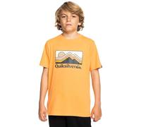 Quiksilver Garçon QS Gradient Mountains YTH T-Shirt, Blazing Orange, 10 Ans EU