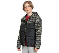 Quiksilver Garçon Quiksilver Scaly Mix - Doudoune Garçon Enfant Noir Coupe vent, Tarmac Tiger Camoo Y Apparel, 8 ans EU