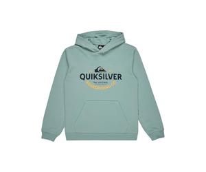 Quiksilver Garçon Typed Out Hoodie Youth Pull-Over, Aquifer, 16 Ans EU