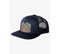 Quiksilver Happy Hour Camionneur Hat Dark Bleu Marine Casquette Neuf Surf Skate