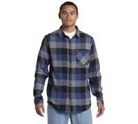 Quiksilver Haut à Manche Longues Motherfly Flannel Homme Bleu S