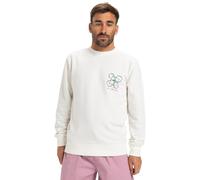 Quiksilver Haut en Molleton Graphic Mix Crew Homme Blanc XS