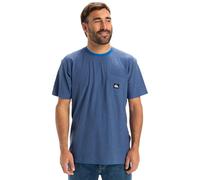 Quiksilver Haut en Tricot Manches Courtes KENTIN SS Pocket Homme Bleu S