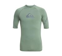 Quiksilver Homme All Time Lycra Manches Courtes T-Shirt Rash Guard, Vert, S EU