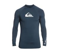 Quiksilver Homme All Time - Lycra Manches Longues Combinaison De Soleil, Navy Blazer Heather, L EU