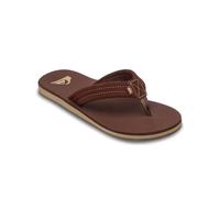 QUIKSILVER Tongs 'CARVER' marron, Taille 45-45,5