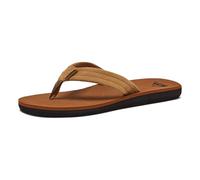 Tongs Quiksilver Carver Suede Core marron gris - 41