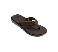 Quiksilver Homme Carver Suede Recycled Sandale, Marron 2, 41 EU