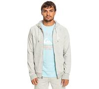 Quiksilver Homme Essentials Raglan Zip Sweater, Light Grey Heather, S EU