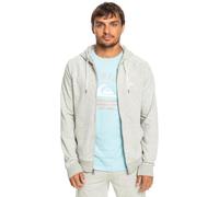Quiksilver Homme Essentials Raglan Zip Sweater, Light Grey Heather, XS EU