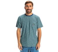 Quiksilver Haut en Tricot Manches Courtes KENTIN SS Pocket Homme Bleu M
