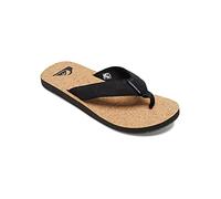 Quiksilver Homme Molokai Abyss Natural Sandal, Marron Noir, 40 EU