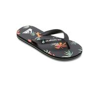 Quiksilver Homme Molokai Art II Youth. Sandale, Noir, Orange, Vert, 35 EU
