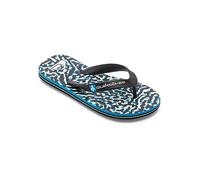 Quiksilver Homme Molokai Art Sandale, Noir et Blanc, 34 EU