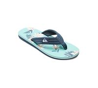 Quiksilver Homme Molokai Layback II Sandale, Bleu/Vert, 39 EU