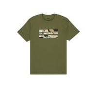 Quiksilver Homme QS Camo Logo T-Shirt, Four Leaf Clover, XS EU