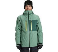 Veste à capuche Quiksilver Sycamore Solid 20K vert menthe - S