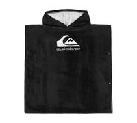 Poncho Quiksilver Hoody Towel noir blanc enfant