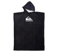Quiksilver Hoody Towel - Serviette de Plage pour Garçon, Noir