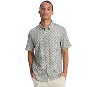 Quiksilver Horizons Short Sleeve Shirt Beige M Homme