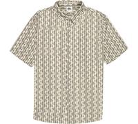Quiksilver Horizons Short Sleeve Shirt Beige XS Homme