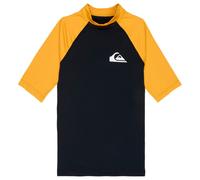 Quiksilver - Kid's Everyday UPF50 S/S - Lycra - 12 - black / mineral yellow