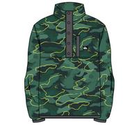 Quiksilver - Kid's No Destination Half Snap - Pull polaire - L - 14 Years - trekking green / camostrokes