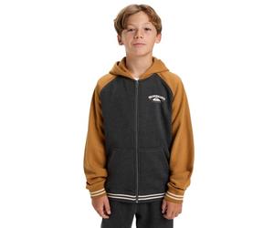 Quiksilver Knowledge Area - Sweat à Capuche zippé - Garçon Enfant 8-16 Ans - 12 - Marron