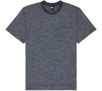 Quiksilver T-shirt Lopaz Striped S/S Pocket – rayé, poche – L – dark navy lopaz stripes