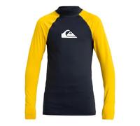 Quiksilver T-shirt à manches longues Everyday UPF50 Garçon – Bleu marine/Solar Power – 12 ans