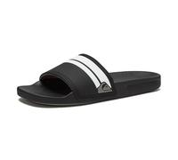Quiksilver Men's Rivi Slide Sandal, Black/Black/White, 6 Medium US