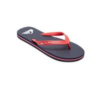 Quiksilver Tongs Molokai Core Basic Homme Rouge/Blanc Taille 46