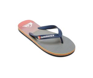 Quiksilver Molokai Massive Youth, Sandale, Blue/Blue/Orange, 35 EU
