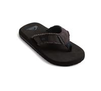 Quiksilver Monkey Abyss Youth, Tongs Garçon - Noir (Black/Black/Brown), 28 EU