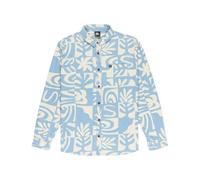 Quiksilver - Motherfly Printed Ls Shirt - Chemise homme China Blue Desert Checker - M