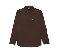 Quiksilver Pull Motherfly Solid LS Shirt Homme Marron M