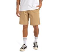 Quiksilver MW Chino Straight Shorts, Kaki, 30W Men's