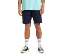 Quiksilver MW Chino Straight Shorts, Bleu Marine, 36W Men's