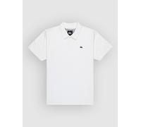 Quiksilver Haut en Tricot Manches Courtes MW Pique Polo Homme Blanc