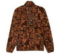 Quiksilver - No Destination Half Snap - Pull polaire - XL - chocolate brown / desert checker
