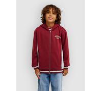 Quiksilver No Teacher Kids Sweat à capuche zippé rouge T10