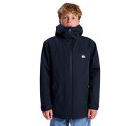Quiksilver Overcast 3K Parka - Veste imperméable à Capuche - Garçon Enfant 8-16 Ans - 12 - Noir