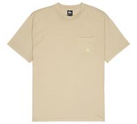 Quiksilver Oxni Washed Short Sleeve T-shirt Beige S Homme