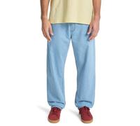 Quiksilver Jean Taxer Regular Denim 2001 Stone Wash Coton Bleu Taille S Homme