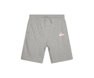 QUIKSILVER Pantalon 'Easy Day' gris chiné / orange / blanc, Taille 140-146
