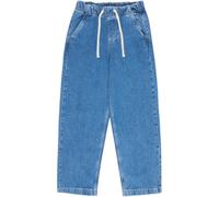 Quiksilver - Pantalon stretch en coton - The Foam Denim Pant Youth 2001 Stone Wash en Coton - Taille Enfant 8 ans - Bleu Bleu 8 ans