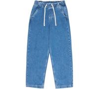 Quiksilver - Pantalon stretch en coton - The Foam Denim Pant Youth 2001 Stone Wash en Coton - Taille Enfant 12 ans - Bleu Bleu 12 ans